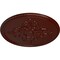 Ekena Millwork Milton Ceiling Medallion (Fits Canopies up to 7 7/8"), 40 5/8"OD x 1 3/4"P, Brushed Mahogany CM40MIBMF - alternate 3